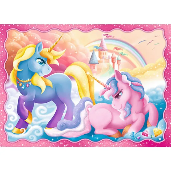 Unicorni e magia 4 in 1 puzzle - Trefl immagine 4