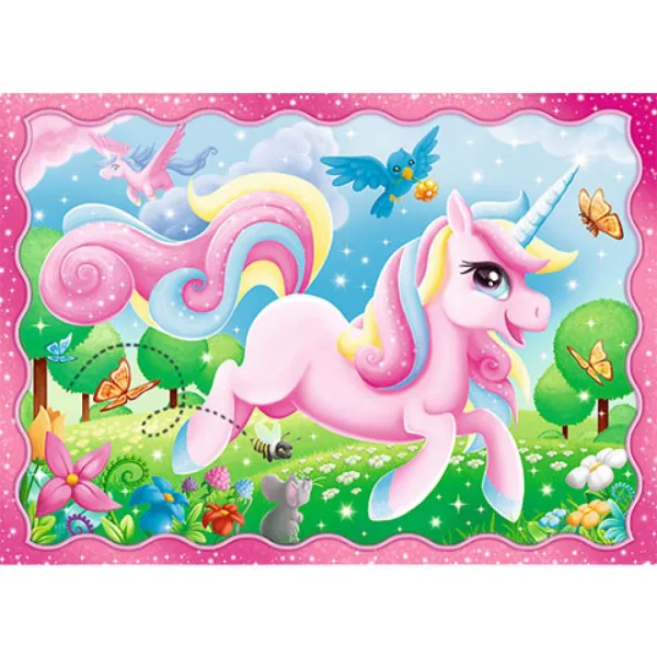Unicorni e magia 4 in 1 puzzle - Trefl immagine 5