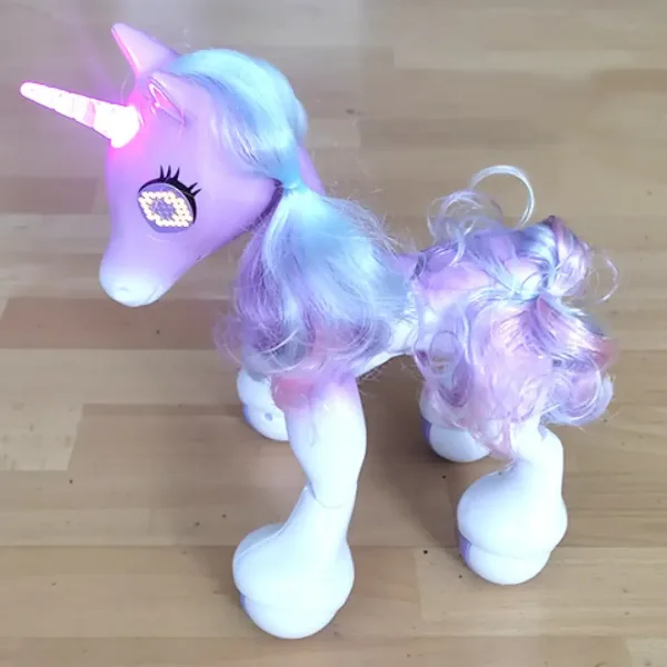 Unicorno interattivo telecomandato meraviglioso 28cm immagine 4