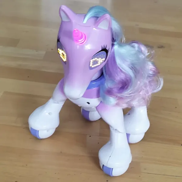 Unicorno interattivo telecomandato meraviglioso 28cm immagine 5