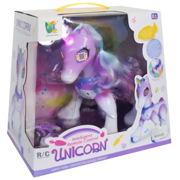 Unicorno interattivo telecomandato meraviglioso 28cm immagine 6