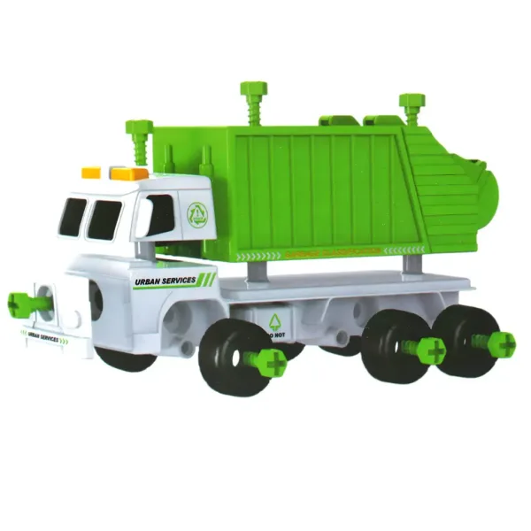 Urban Services: Camion cisterna smontabile con attrezzi e suoni 20cm immagine 7