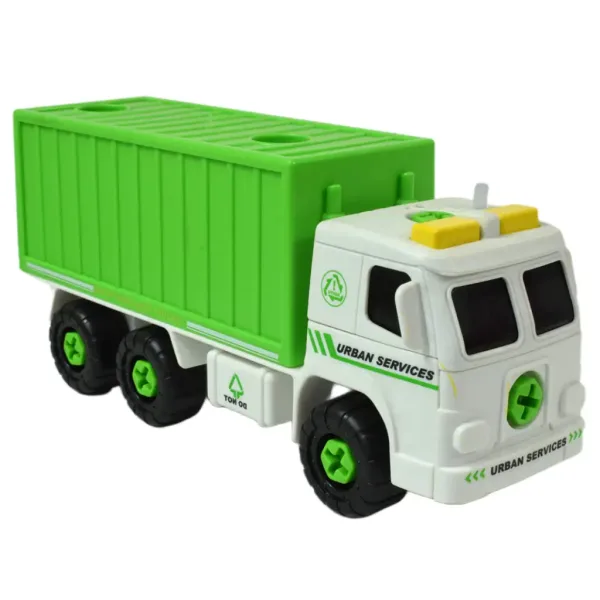 Urban Services: Camion con container smontabile con attrezzi e suoni 20cm immagine 3