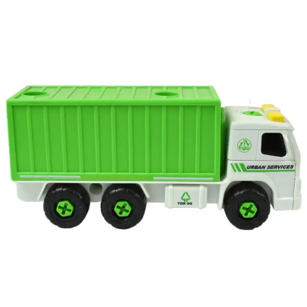 Urban Services: Camion con container smontabile con attrezzi e suoni 20cm immagine 4