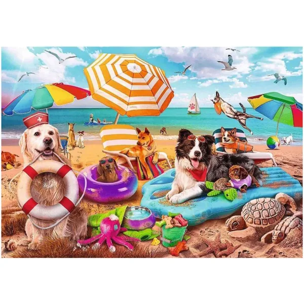 Vacanza puzzle 2x500 pezzi - Trefl immagine 2
