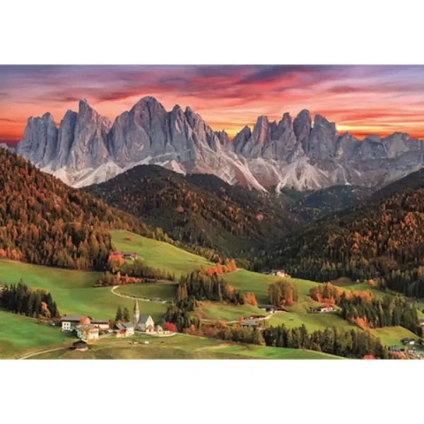 Val Di Funes, Italia HQC puzzle 2000 pezzi - Clementoni immagine 2