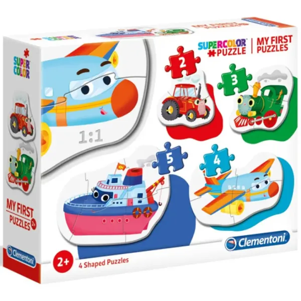 Veicoli 4 in 1 Supercolor formapuzzle - Clementoni immagine 1