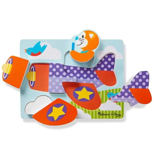 Veicoli puzzle gigante in legno - Melissa & Doug immagine 4