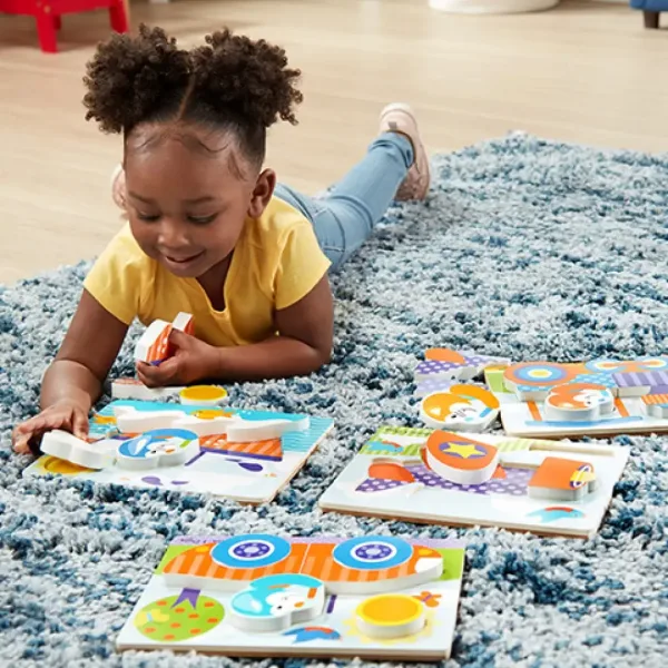 Veicoli puzzle gigante in legno - Melissa & Doug immagine 5