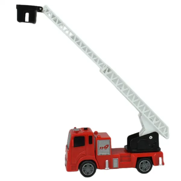 Veicolo di Soccorso: Camion dei pompieri con scala retrattile 13cm immagine 2