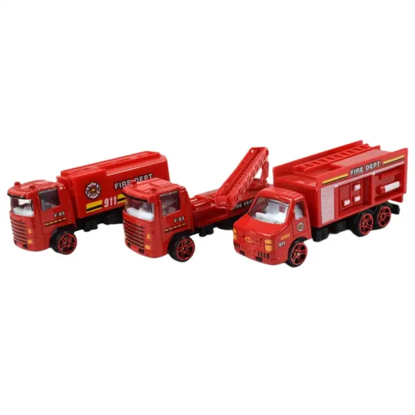 Vigili del Fuoco: Set di camion dei pompieri con accessori immagine 3