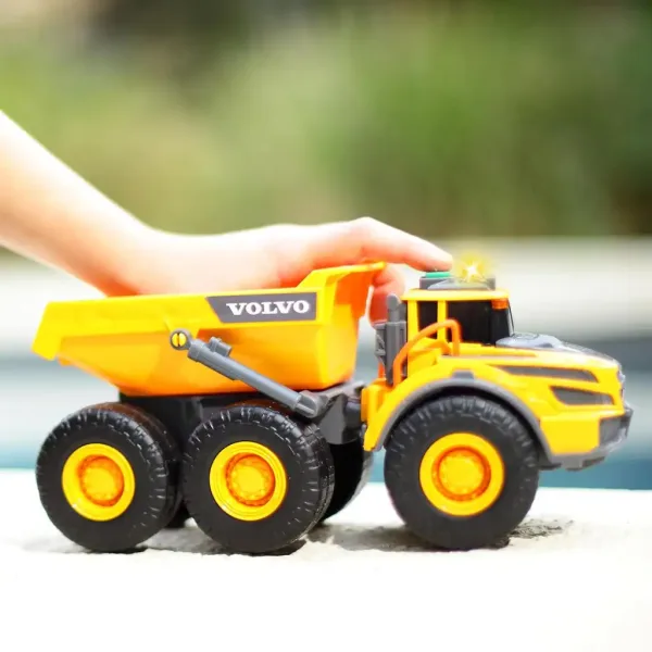Volvo dumper con effetti luminosi e sonori 23cm - Dickie Toys immagine 6