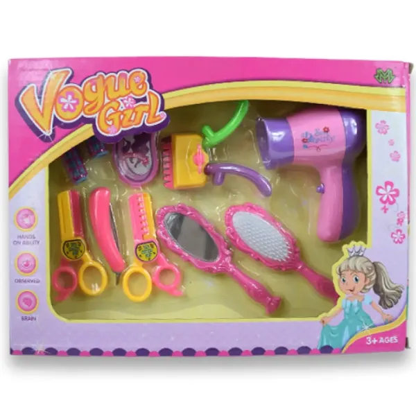 Vouge Girl: set di bellezza in 10 pezzi con accessori per parrucchieri immagine 7
