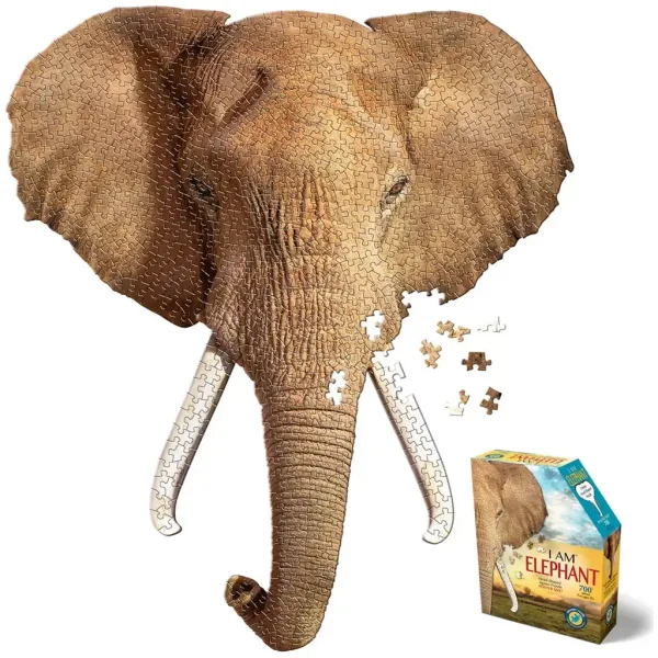 WOW puzzle elefante gigante da 700 pezzi immagine 3
