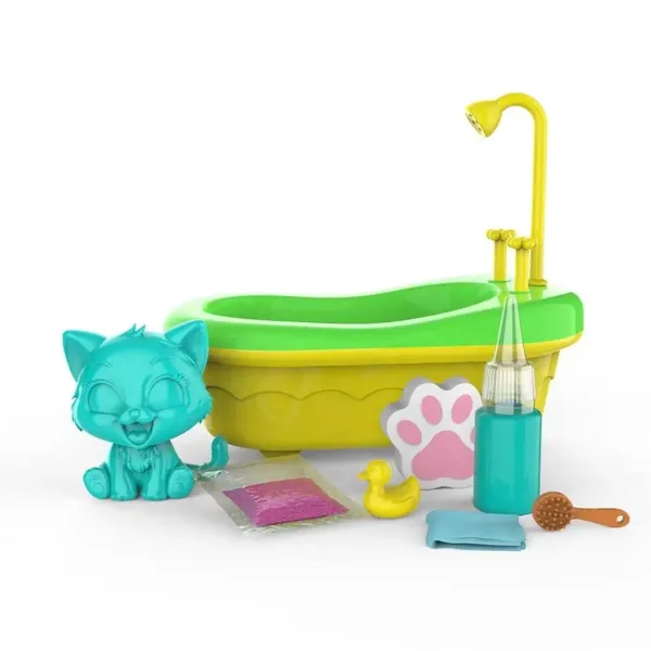 Washy Friends: Gattini da bagno Color Reveal con vasca e accessori - Cirmi immagine 2