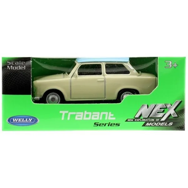 Welly: Modellino di auto Trabant in metallo in diverse varianti, scala 1/64 immagine 2
