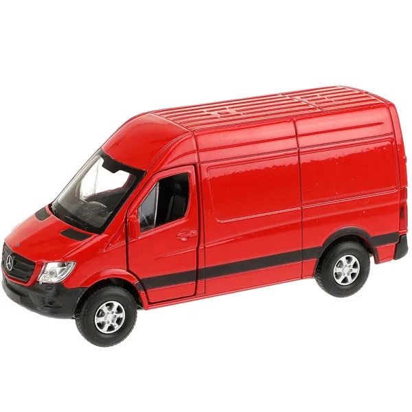 Welly: Modello di auto in metallo Mercedes-Benz Sprinter in diverse varianti, 11 cm immagine 5