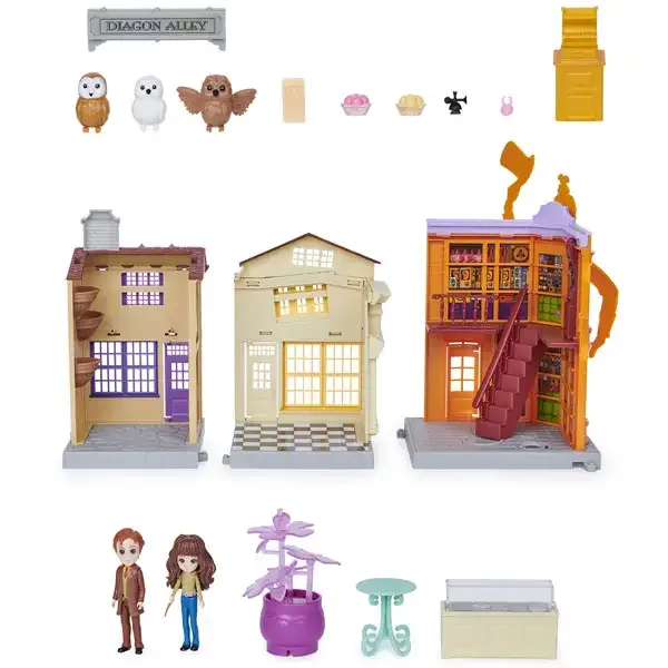 Wizarding World: Harry Potter Magical Minis Set di Gioco Diagon Alley - Spin Master immagine 3