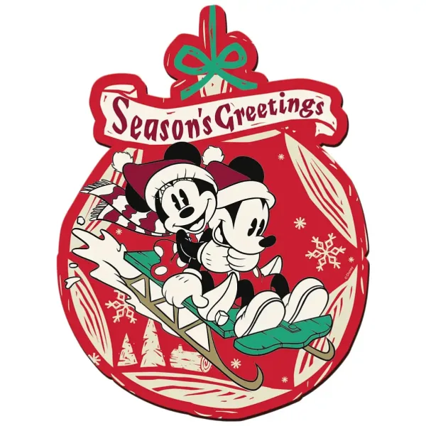 Wood Craft: Disney - Il Natale di Topolino e Minnie 160 pezzi puzzle in legno premium - Trefl immagine 2