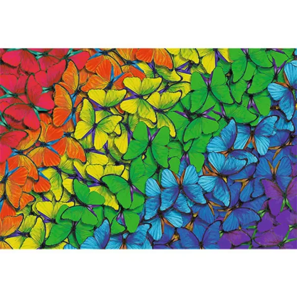 Wood Craft: Farfalle arcobaleno puzzle in legno 500+1 pezzi - Trefl immagine 2