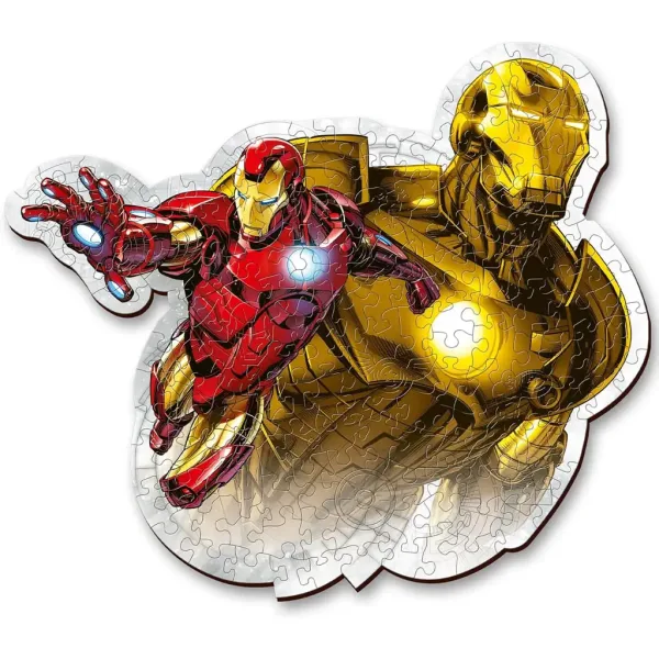 Wood Craft: Marvel Avengers - Iron Man puzzle in legno premium da 160 pezzi - Trefl immagine 2