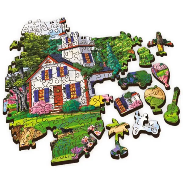 Wood Craft: Porto estivo puzzle in legno 500+1 pezzi - Trefl immagine 3