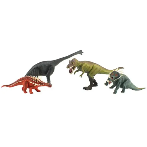 World Of Animals: Set di gioco dinosauri 4 pezzi immagine 2
