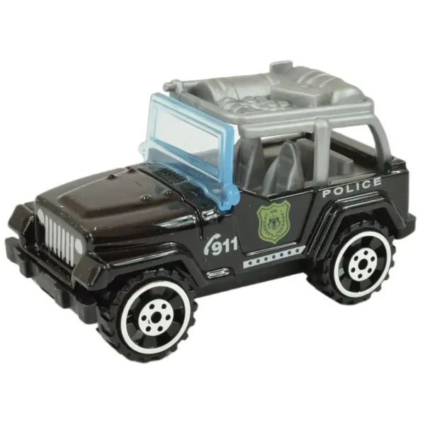 World of Trucks: Macchinina della polizia in diverse varianti 7cm immagine 3
