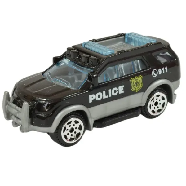 World of Trucks: Macchinina della polizia in diverse varianti 7cm immagine 4