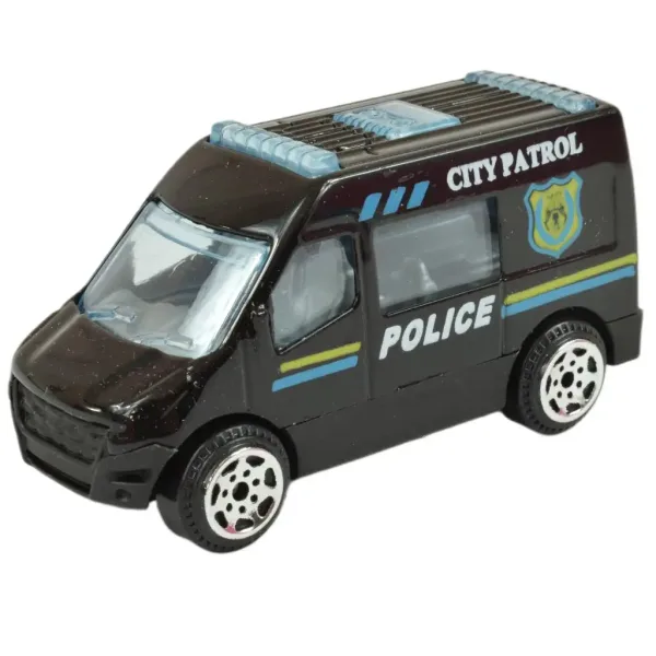 World of Trucks: Macchinina della polizia in diverse varianti 7cm immagine 5