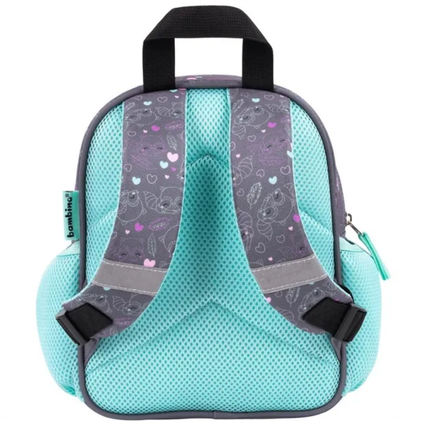 Zainetto per lasilo con procione bambino 27x21x12,5 cm immagine 2