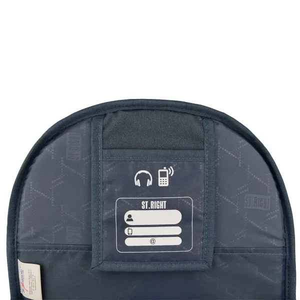 Zaino ergonomico St.Right Black Cats, modello BP06, dimensioni 34,5x35,5x5,5 cm. immagine 6