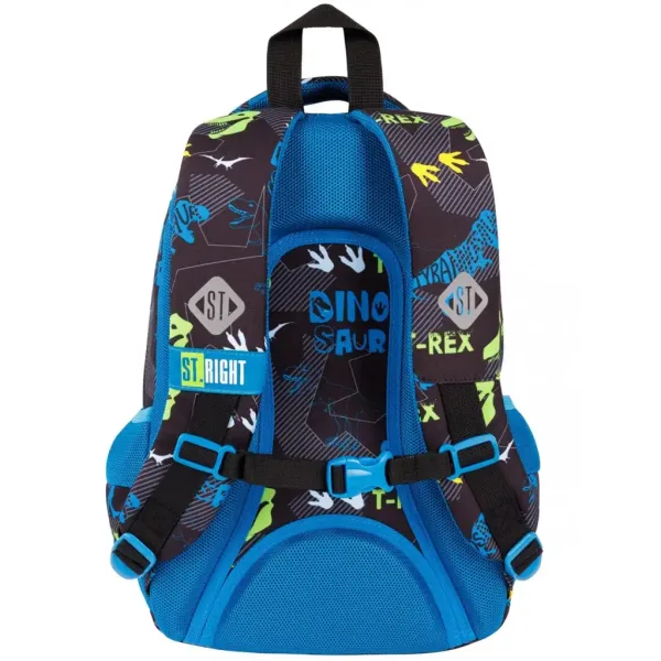 Zaino ergonomico St.Right Dinosaur, zaino scolastico BP26 39x27x17cm immagine 2