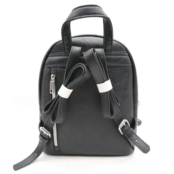 Zaino nero Wednesday 29x21x11cm immagine 2
