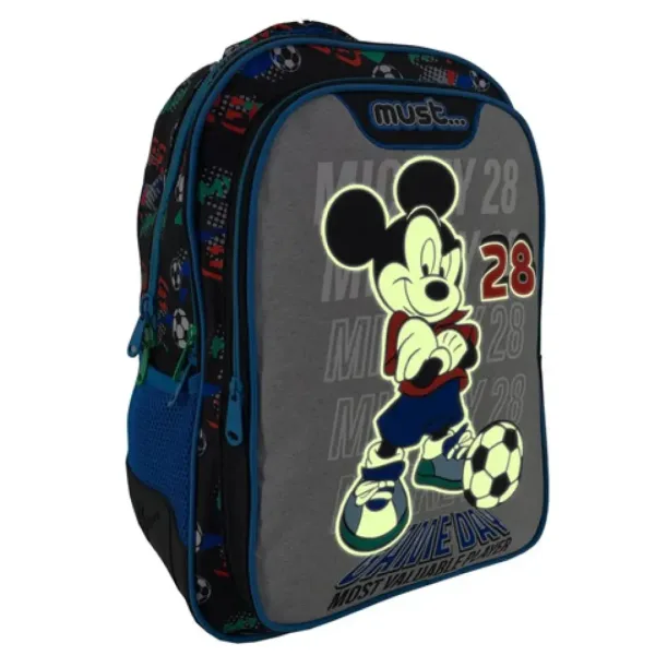 Zaino scolastico Mickey Mouse Game day, 32x18x43cm immagine 3