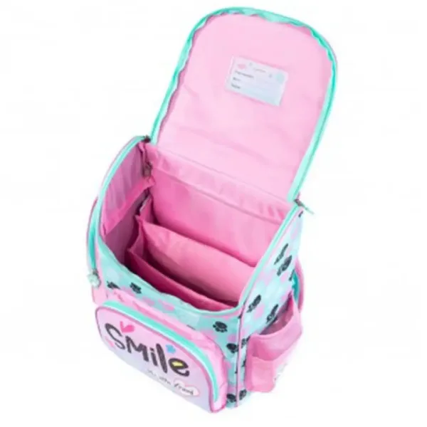 Zaino scolastico My little friend Smile con gattino 35,5x27,5x16cm immagine 3