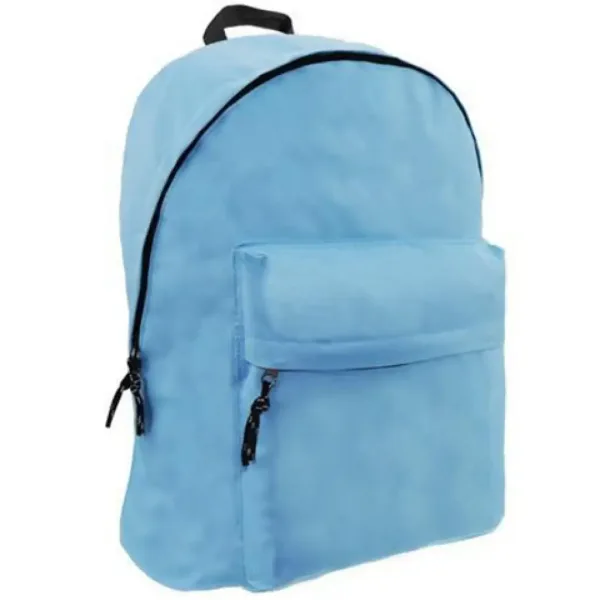 Zaino scolastico Omega a due scomparti, colore blu, dimensioni 32x42x16 cm. immagine 1