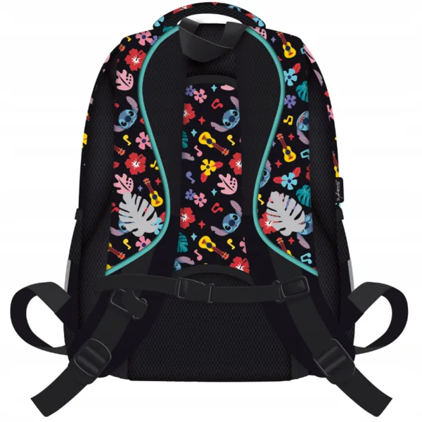 Zaino scolastico Stitch Black Aloha BPL58 40x29x19 cm immagine 2