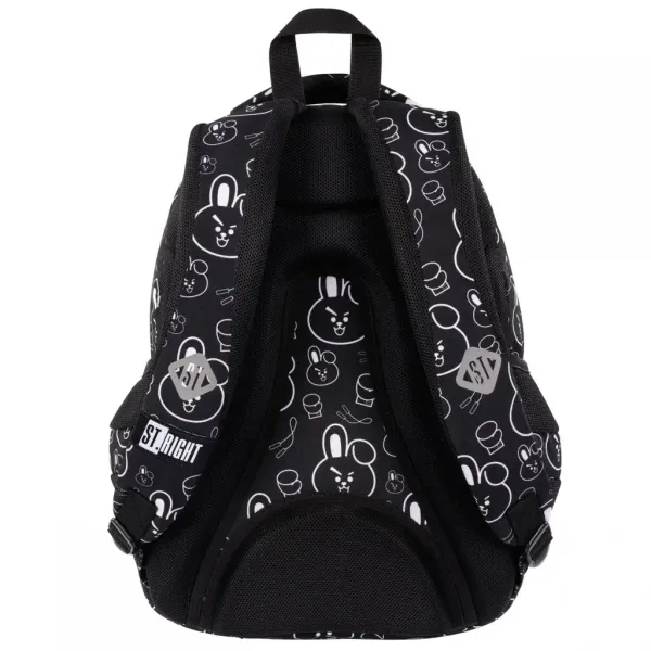 Zaino scolastico a quattro scomparti St. Right Clever Bunny, BP06 42x31x22cm immagine 2