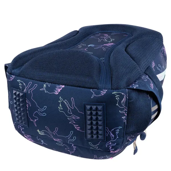 Zaino scolastico a tre scomparti St.Right Dream unicorno, 39x27x17cm immagine 5