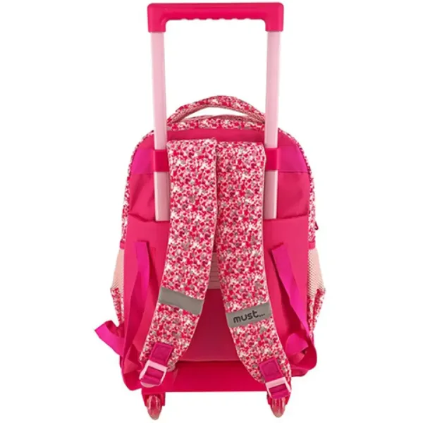 Zaino scolastico a tre scomparti con ruote di Minnie Mouse immagine 2