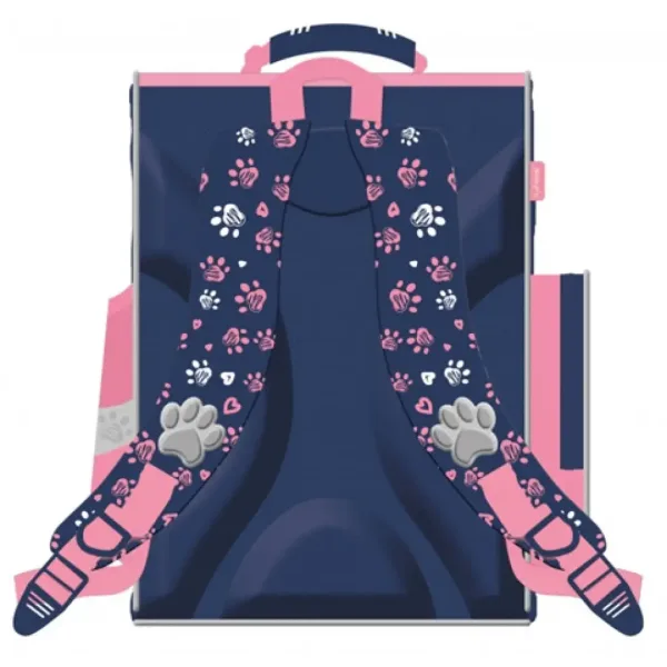 Zaino scolastico anatomico rosa con gattino "My Little Friend", 35x27x16cm immagine 2