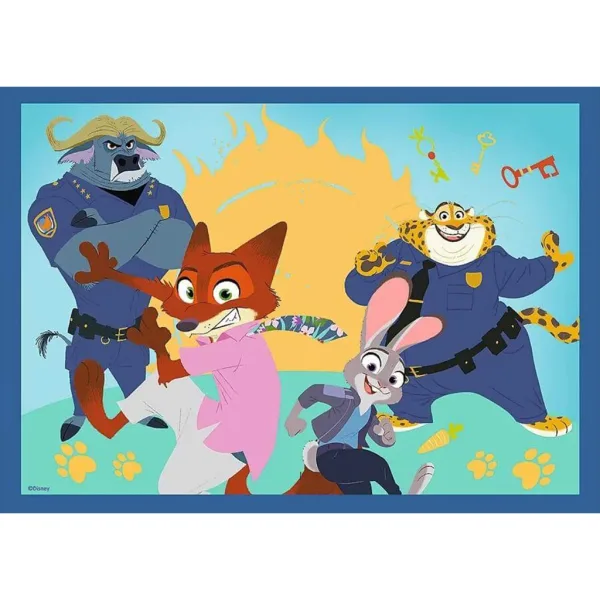 Zootropolis 2 - Puzzle 4 in 1 da 35-48-54-70 pezzi - Trefl immagine 4