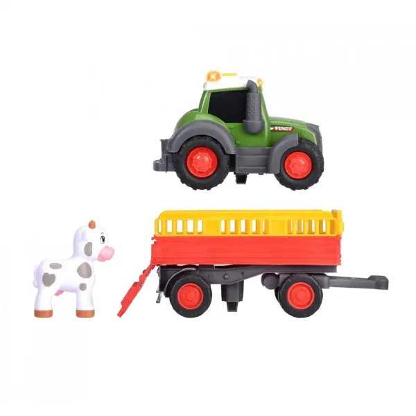 ABC Fendti rimorchio per animali con vitellino - Simba Toys immagine 2