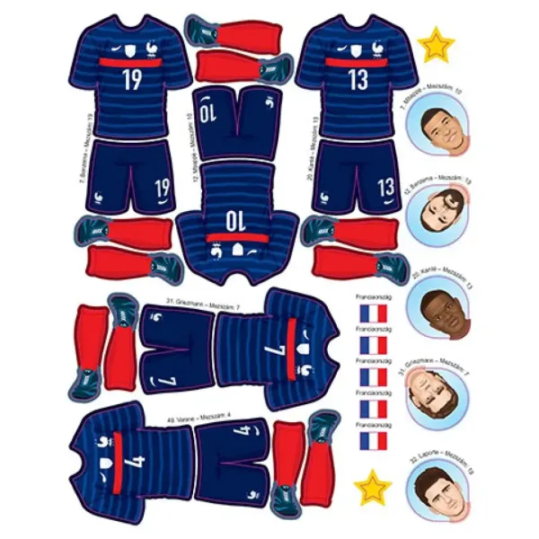 Il quaderno adesivo delle stelle del calcio immagine 5