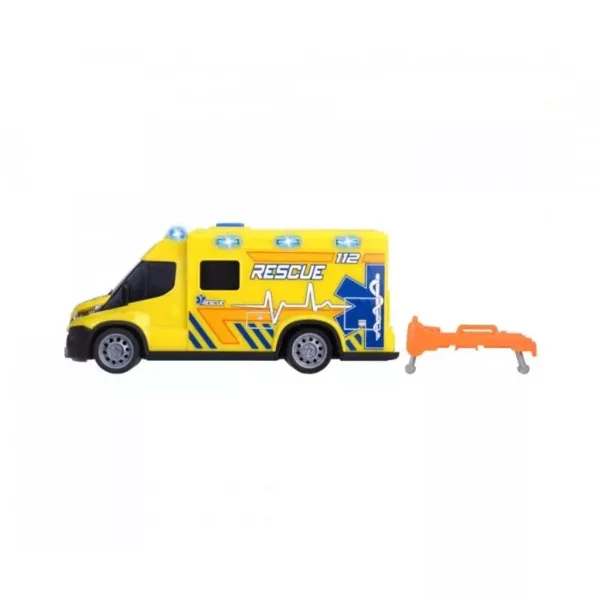 SOS Iveco ambulanza con suono e luce 18cm - Dickie Toys immagine 3