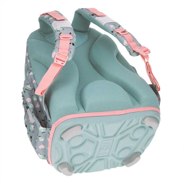 Ars Una: zaino scolastico anatomico "Cute Animals Tea Party" a tema gatti, 33×43×22 cm immagine 4