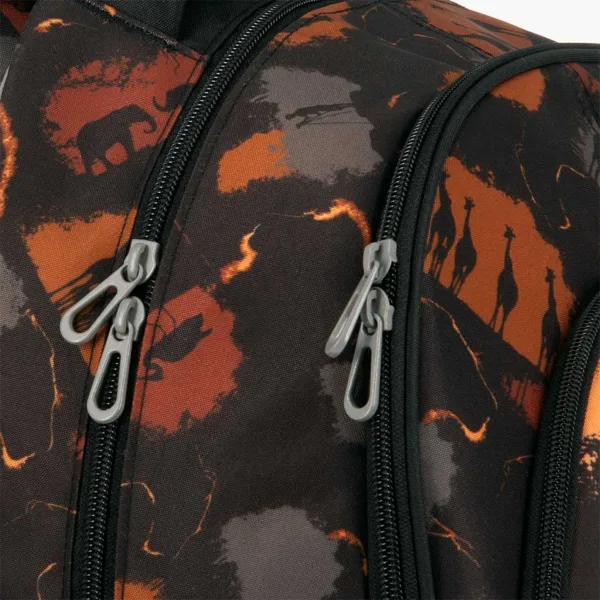 Ars Una: zaino scolastico anatomico "Wild in the Dark" con leone, 33×42×21 cm immagine 5