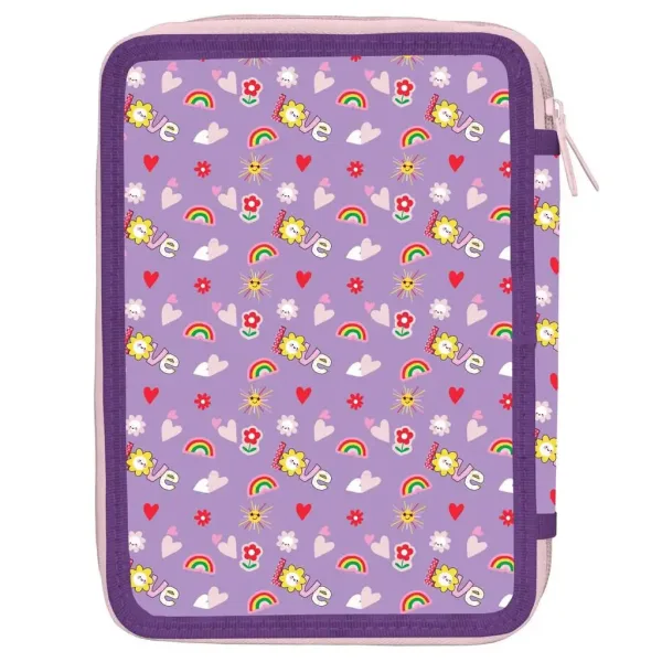 Must: Peppa Pig astuccio a due piani imbottito 15x21x5cm immagine 2