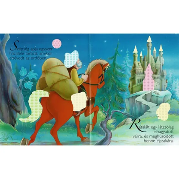 Attacca le principesse! - Il quaderno adesivo de La Bella e la Bestia immagine 2